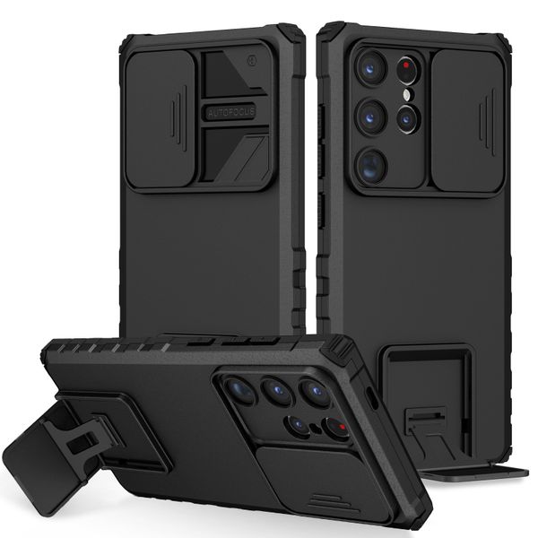 Phone Case Compatible With Samsung S24 Ultra Slide Camera Lens Cover