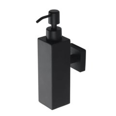 Stainless Steel Perforated Wall-Mounted Square Liquid Soap Dispenser