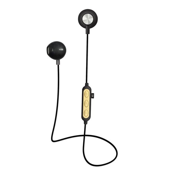 Nevenoe Bluetooth Stereo Earphone With Microphone and FM Radio - Purple