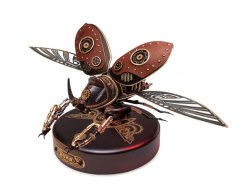Robotime Rhinoceros Beetle 3D Puzzle Kit - 156 pieces