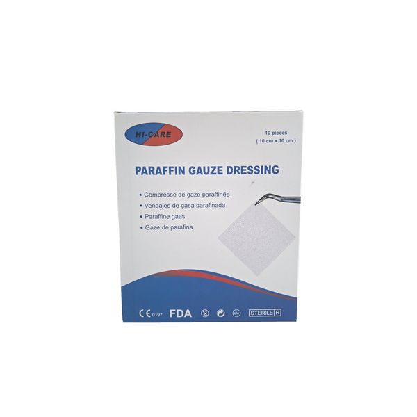 Paraffin Gauze Dressing 10cm x 10cm (10's)