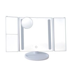BeautyFX Adjustable LED Makeup Vanity Magnification Mirror