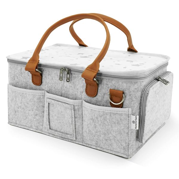 Baby Diaper Caddy With Lid, Diaper Caddy Organizer