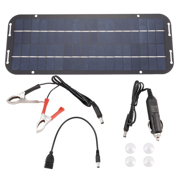 12V 60W Solar Panels Charger Car Motorcycle Solar Compatible with None