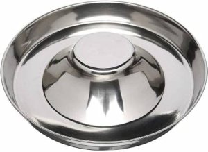 Bark&amp;Bite Stainless Steel Pet Weaning Bowls, Slow Feeding Dog and Cat Bowl