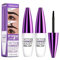 Handaiyan Peel Off Eyebrow Tint Gel - Waterproof and Sweatproof - Black