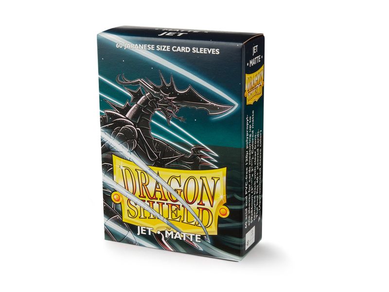 Dragon Shield Jet Japanese Matte Sleeves