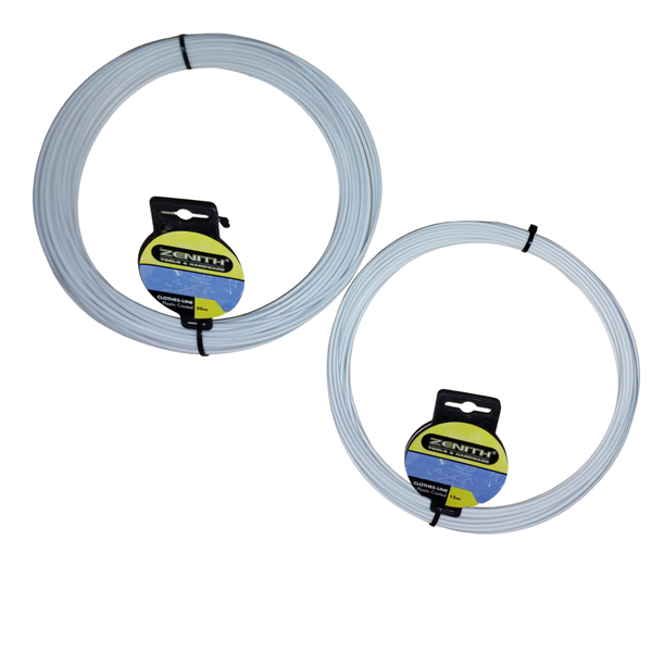 Clothes-Line 2 Pack 30m and 15m - Plastic Coated