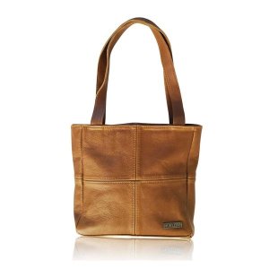 Leather Classic Shopper Handbag - Genuine | MIRELLE