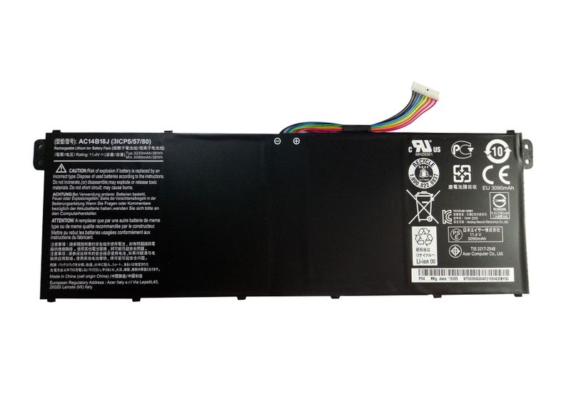 Battery for Acer S1-521,Chromebook 13,E3-111,B115-M (AC14B8K,AC14B3K)