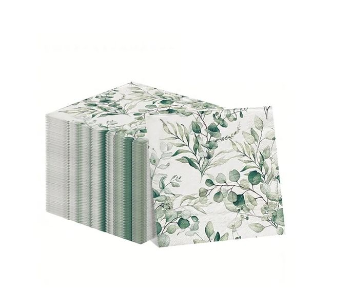 60 Paper Napkins - Disposable Smooth Napkins