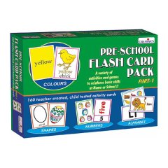 Pre-school Flash Card Pack Shapes, Numbers, Alphabet