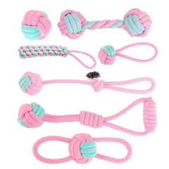 Pet Toy Teeth Cleaning Rope Knot Training