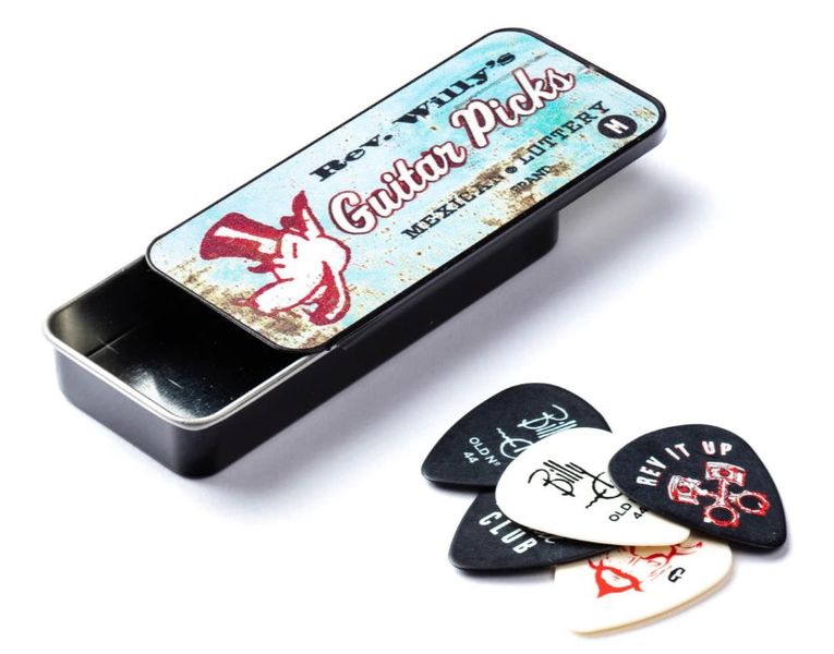Dunlop Rev. Willy's Guitar Pick Tin