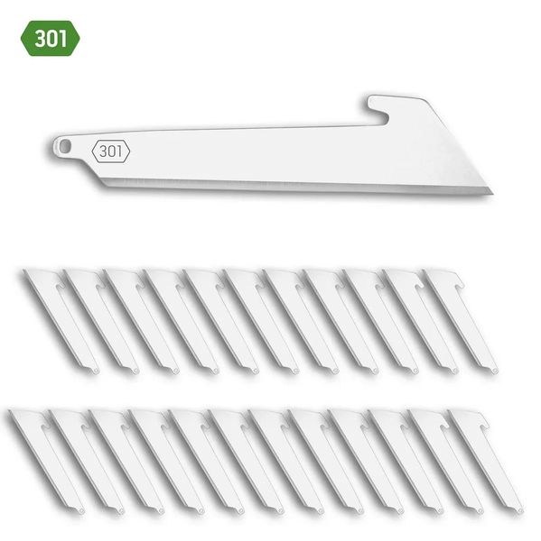 Outdoor Edge 3" RazorSafe Utility Replacement Blades, 24 Pack