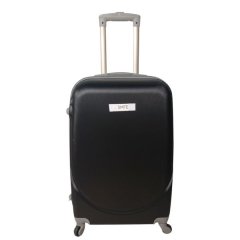 SMTE 27 Inch Black Hardshell Suitcase - Lightweight Travel Luggage