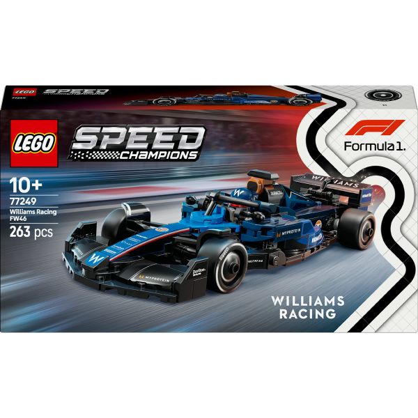 LEGO® Speed Champions Williams Racing FW46 F1® Race Car Vehicle Set 77249