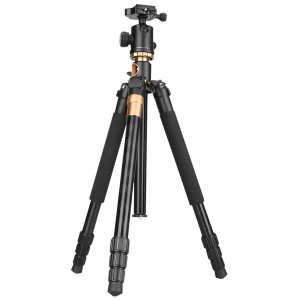 Aluminum Alloy Transverse Center Horizontal Vertical Angle Camera Tripod