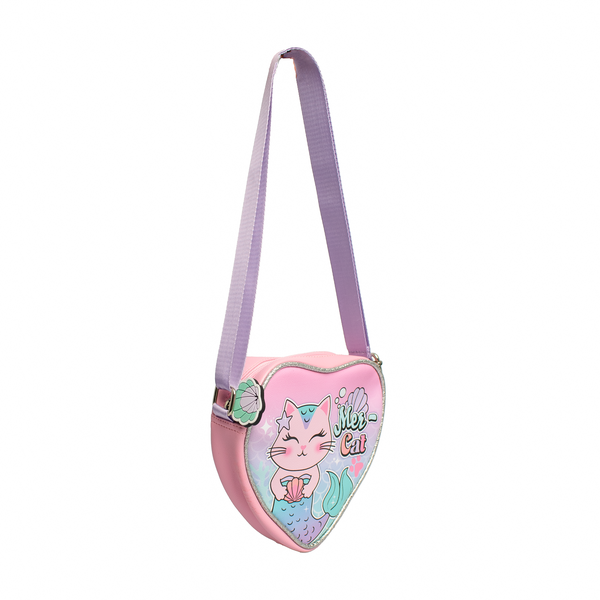 SQUIGGLE Meowmaid Girls Kids Sling Bag - Cute, Colorful &amp; Lightweight