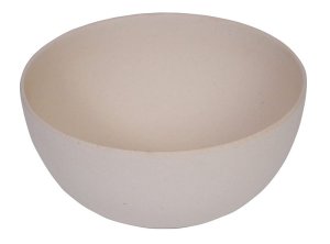 Epicurean Europe Salad Bowl 1 Piece Beige Eco Bamboo Fibre Break Resistant