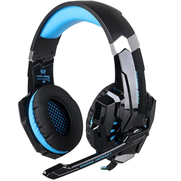 Gaming Headphones with Mic &amp; LED - G9000 Gaming Headset, Pro Headsets- Red