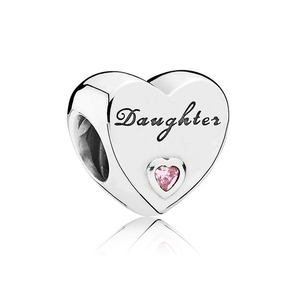 925 Sterling Silver Daughter Bracelet Charm / Pendant