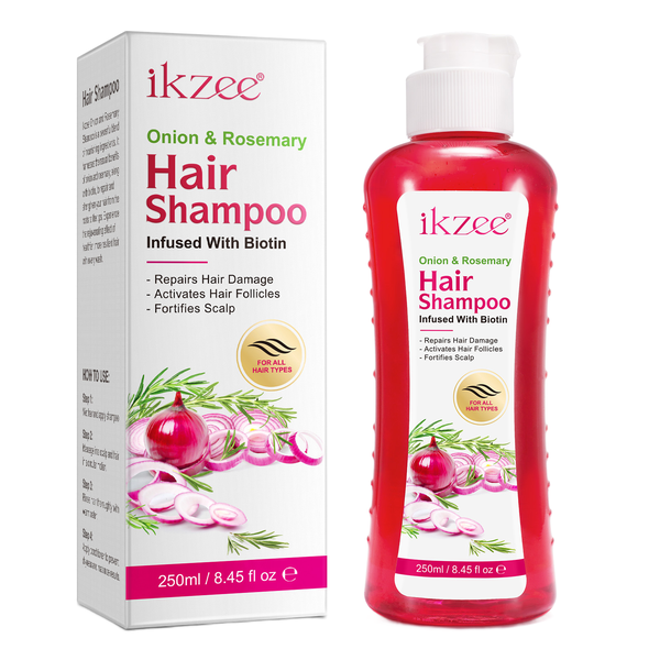 Hair Treatment and Shampoo Infused with Biotin-Onion and Rosemary
