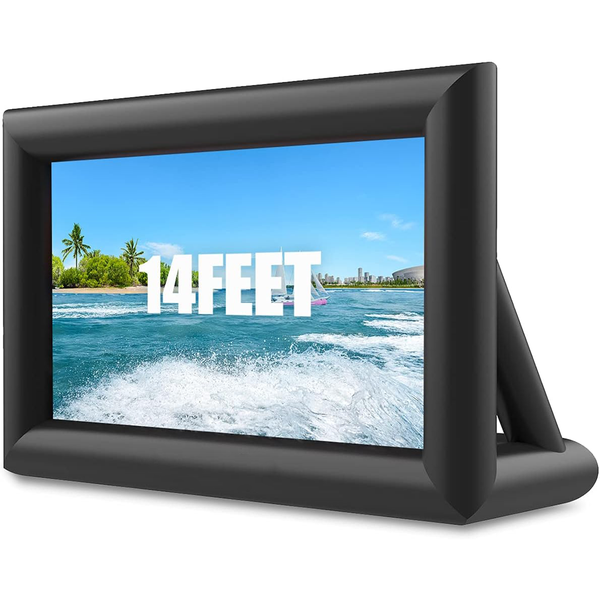 14FT Inflatable Projector Screen Outdoor Portable Movie Projection Screen
