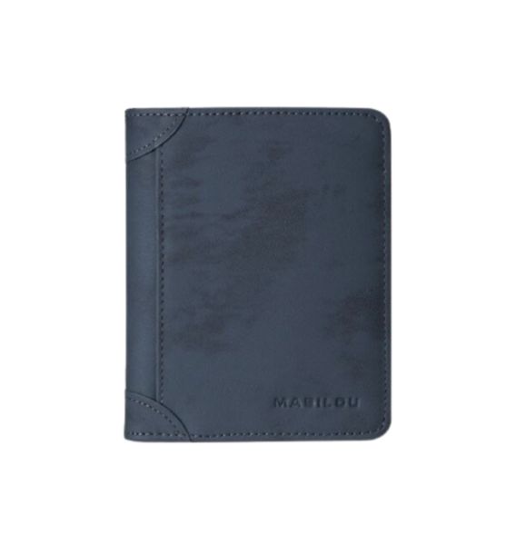 Plush Men's Genuine Leather Trifold Wallet For 11 Cards +