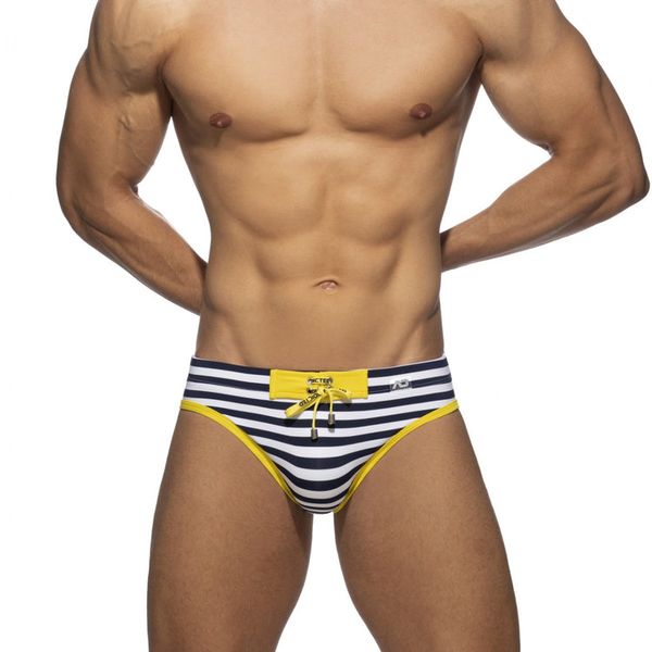 Addicted Sailor Swim Bikini Brief - Yellow
