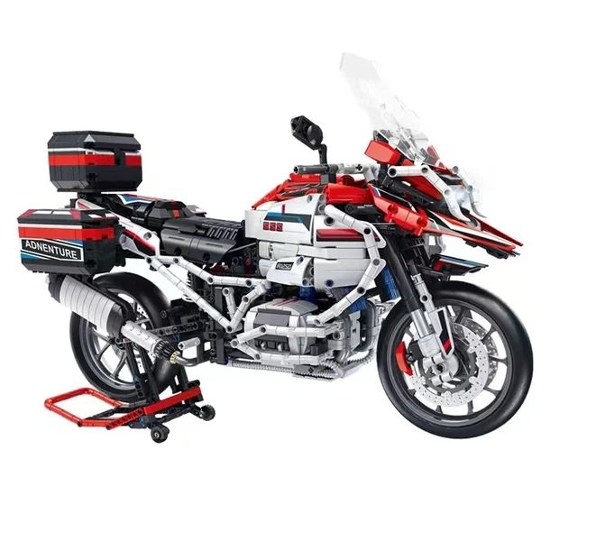 Panlos 1/5 BMW 1200GS Building Blocks with lights (2625 Piece) - 53cm Long