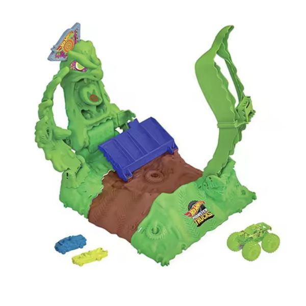 Hot Wheels Monster Truck Gunkster Ooze Battle Glow in dark