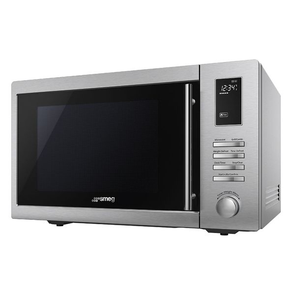 Smeg MOE25X Microwave Oven With Grill 25L Stainless Steel