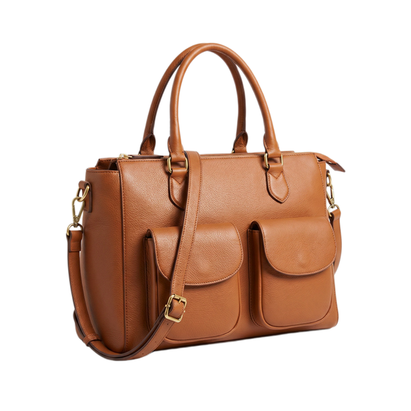 Premium Leather Women's Handbag Tote Large Capacity Office Shoulder Bag
