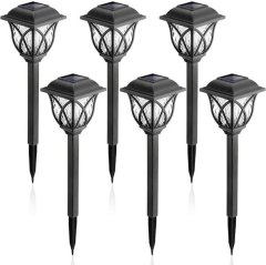 6-Pack Solar Power Garden Lights