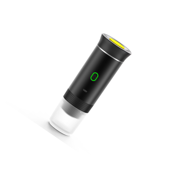 Portable Coffee Maker, USB Type-C Charging, Ideal for Camping, Black