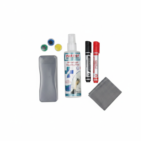 Magnetic Whiteboard Starter Pack - 32 Labels, Marker &amp; Magnets
