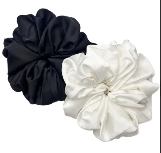 Hair Scrunchies Large 2pcs, giant scrunchies, oversized scrunches,soft feel