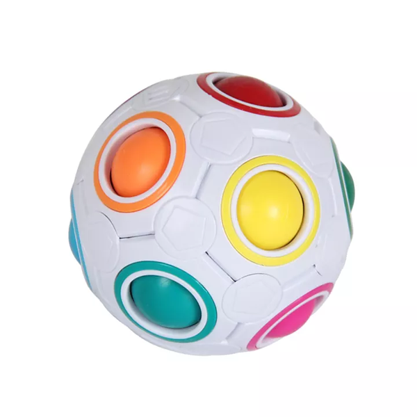 Children &amp; Adults Activity Magic Puzzle Sensory Rainbow Fidget Ball Toy
