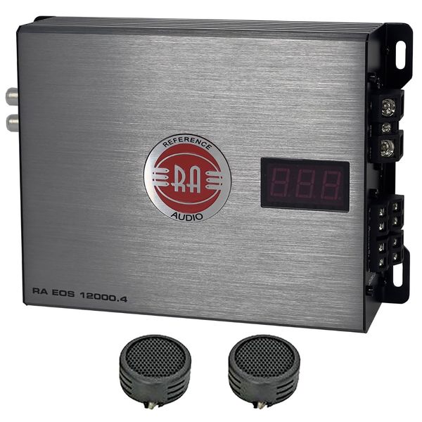 Reference Audio EOS 12000.4 4-Channel Class-D Amplifier &amp; Evo Tweeters
