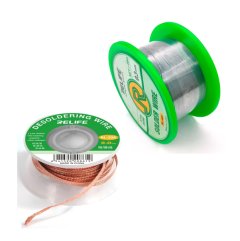 RELIFE High Purity 0.3mm Soldering Wire 20g &amp; Desoldering wick wire