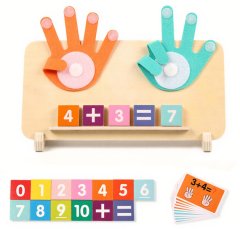 Montessori Double - Sided Finger Math Toy: Educational Aid for Kids