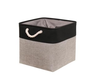 Folding Linen Organizer Box Baby Toys Storage Basket