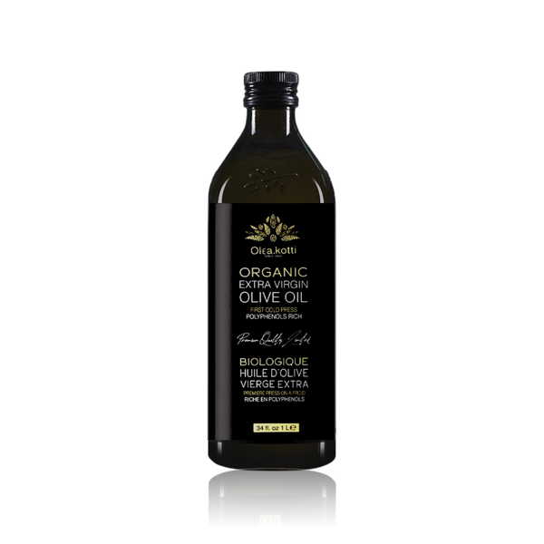Olea Kotti Organic First Cold Pressed Extra Virgin Bio Olive Oil 1ltr
