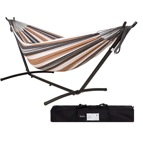 Topika Hammock Sturdy, Easy Setup, And Ideal For Backyard Or Damping Trips.