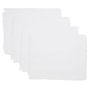 George &amp; Mason - Maha Cotton Woven Placemats - Set of 4