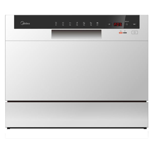 Midea 6 Place Countertop Dishwasher - White