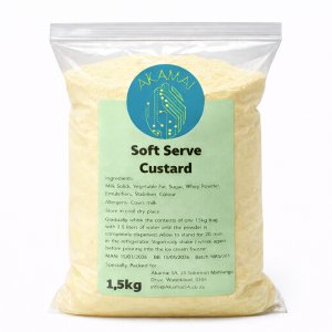 Soft Serve Powder Premix - Custard Flavour - Makes 5kg | Long Shelf Life