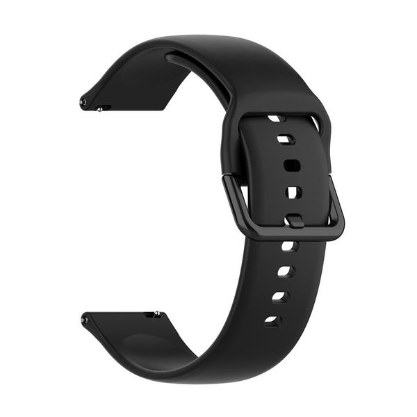 SixGrip - Samsung Active 2 Sport Silicone Replacement Strap - Black