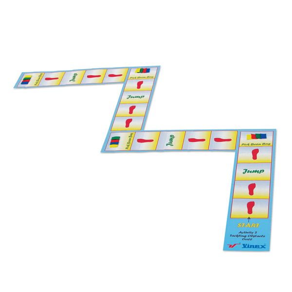 Tackling Obstacles Drill Activity Mat